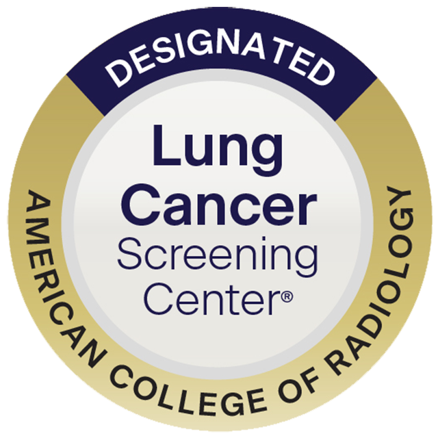 American College of Radiology Designated Lung Cancer Screening Center logo