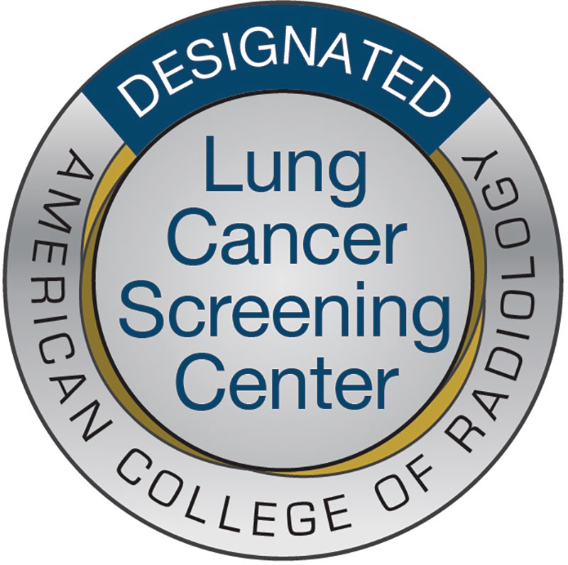 American College of Radiology Designated Lung Cancer Screening Center logo